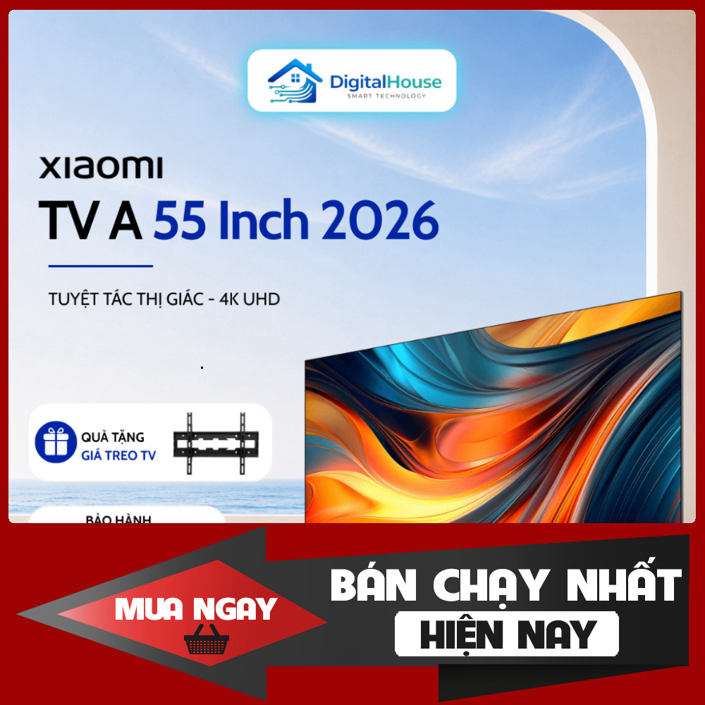 Tivi 4K 55 Inch A Xiaomi Google Tivi Màn Hình 55 Inch Có Tiếng Việt Tích Hợp Google TV Tốc Độ 60Hz