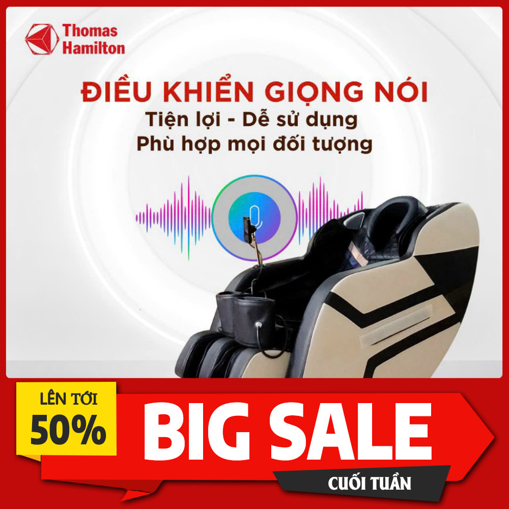 Khuyến mãi  Sử Dụng Ghế Massage Trị Liệu Thomas Hamilton DG500 Tăng Cường Tình trạng Sống Lành Giao 