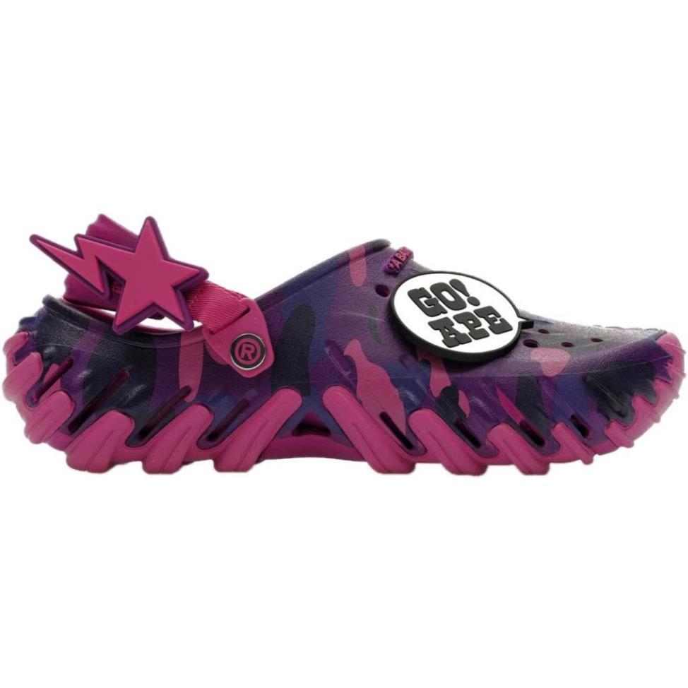 Dép Crocs Echo RO Clog ‘Bape Grapeberry Camo’