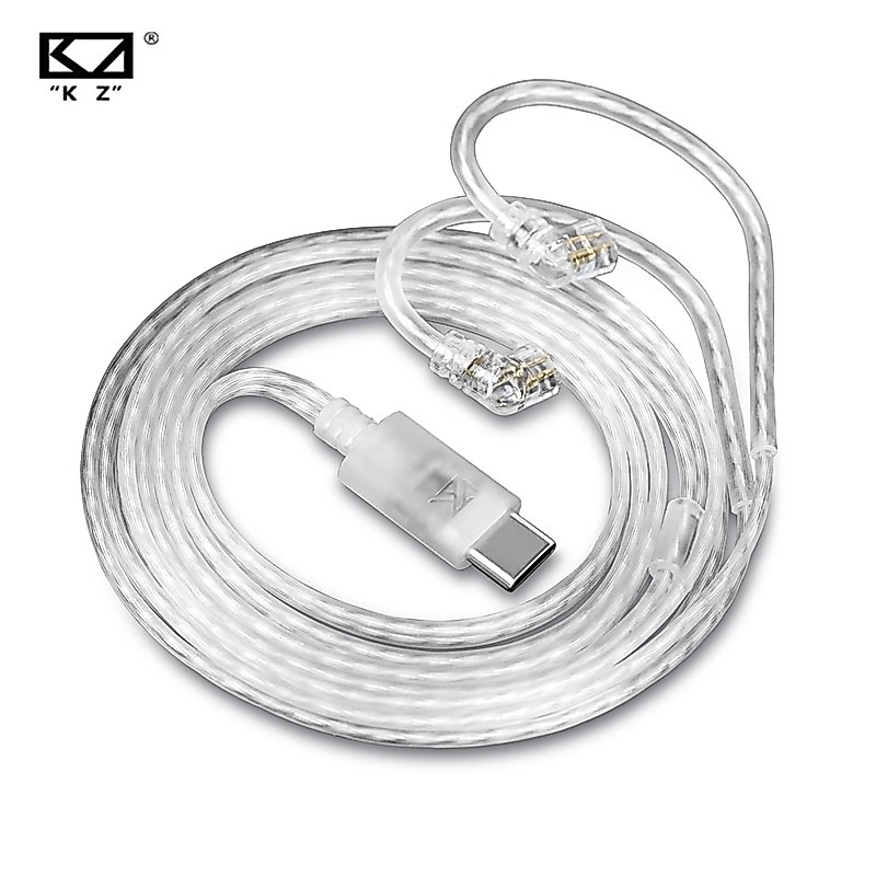 KZ Ban Đầu Loại C Sang Tai Nghe Jack Kết Nối Cáp Nâng Cấp Dây Tai Nghe Cho KZ Castor ZS10 PRO 2