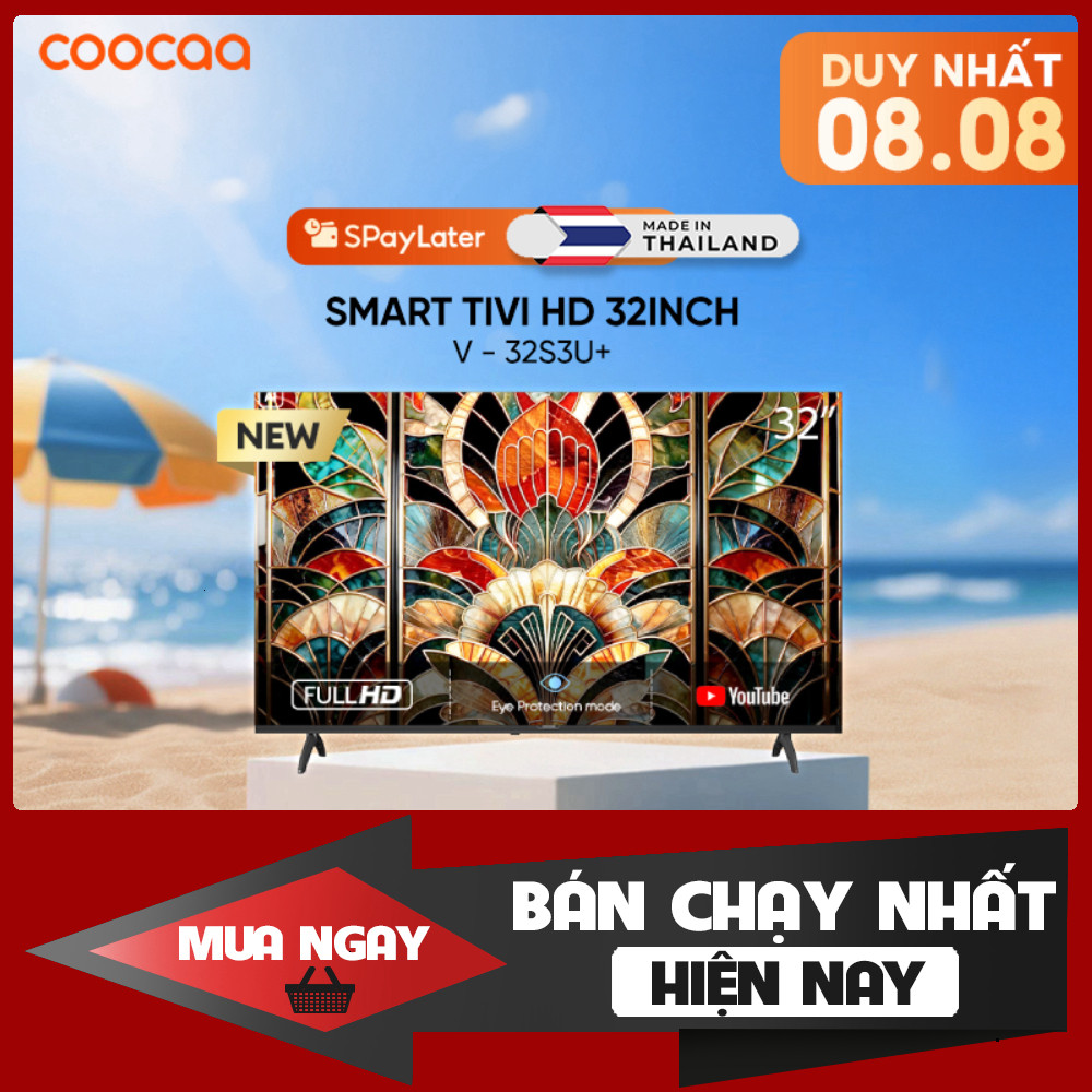 Tivi Coocaa 32S3U+ 32 Inch Smart Wifi Tivi HD 32-inch Hoặc ngắn gọn là: Tivi Coocaa 32S3U+ 32inch Sm