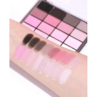 Phấn Mắt Wakemake Soft Blurring Eye Palette 16 ô