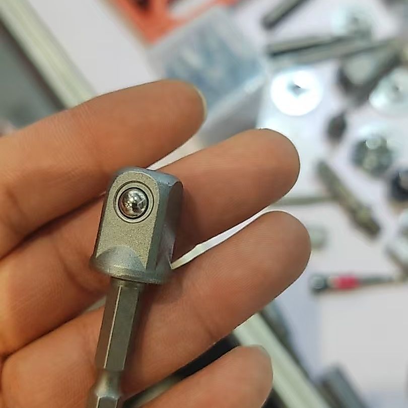 Baolian Hex Shank to Square 1 / 4 3 / 8 1 / 2 Bộ Chuyển Đổi Điện Gió Lô Cờ Lê Chuyển Đổi Thanh Cầm T
