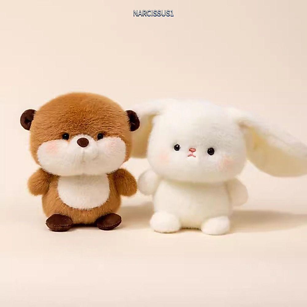 NARCISSUS13A0E Gối Thú Nhồi Bông, Búp Bê Đồng Hành Sang Trọng Gấu, Voi Siêu Mềm Dễ Thương 16cm Động 