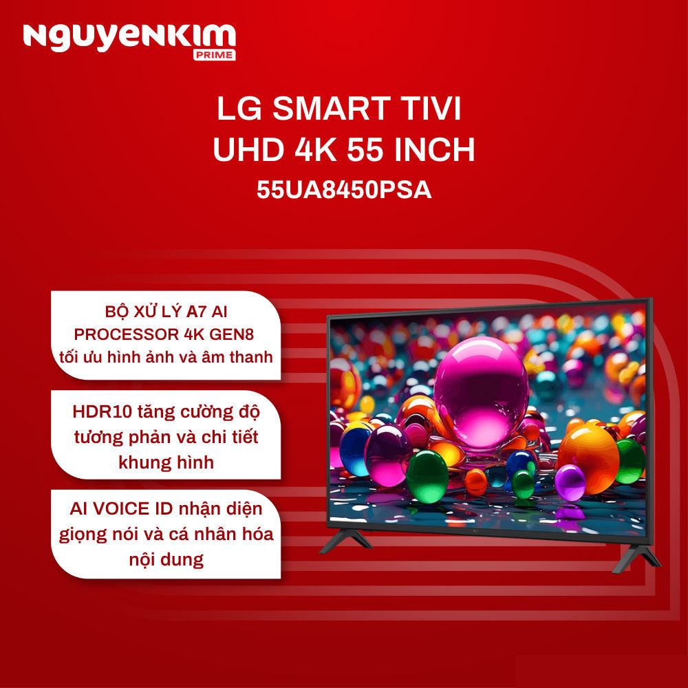 Smart Tivi UHD LG 4K 55 inch 55UA8450PSA