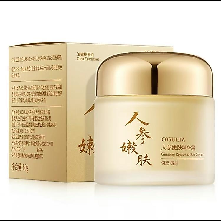 XB1K 0.00 [Sản phẩm được đề xuất] Kem Hỗ trợ giảm tàn nhang nhân sâm, OGULIA, 60g, Hộp, Giảm vết thâ