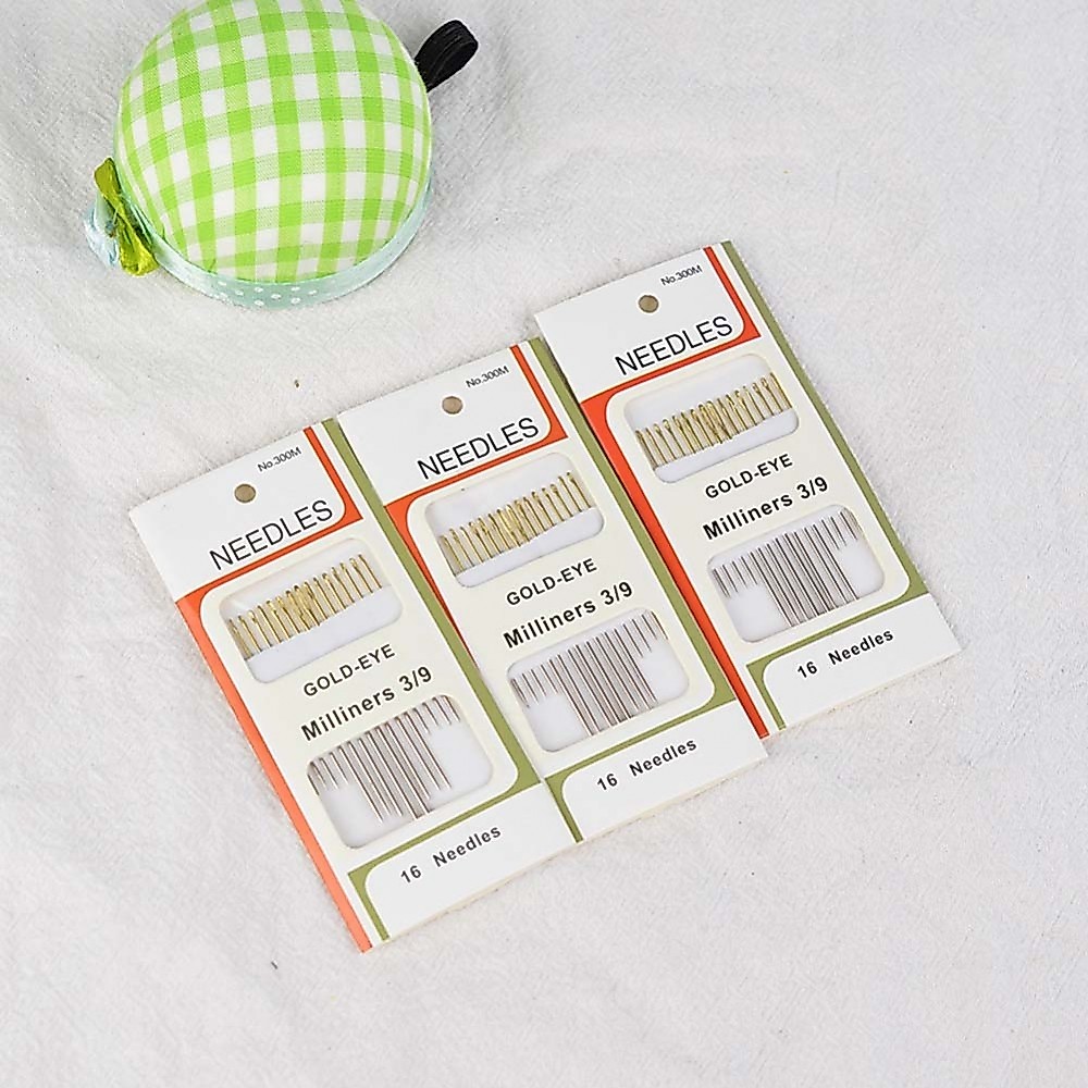 [BIG SALE]Easy Threading Needles 16pcs Large Eye Needles for Sewing Projects-UBAM