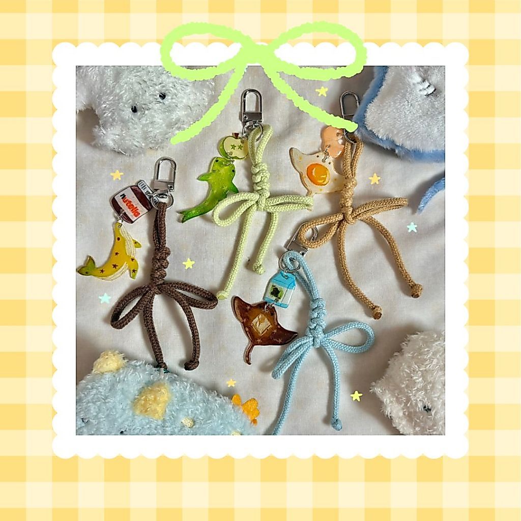 Móc Khóa Túi Xách/Balo Hình Cá - Fish Keychain Aesthetic - Stitchystuffers