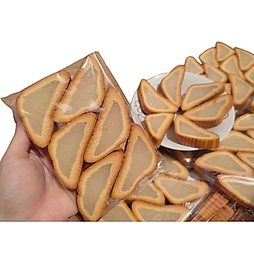 Bánh dừa nướng xà lam ( Set 10 bịch ) - snack food thức ăn vặt thơm ngon