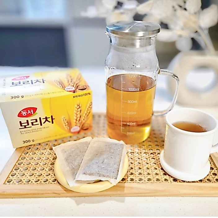 [DONGSUH] Barley Tea 300g (10g x 30Tea Bags) Korean Roasted Barley Tea Bags Túi trà lúa mạch rang Hà