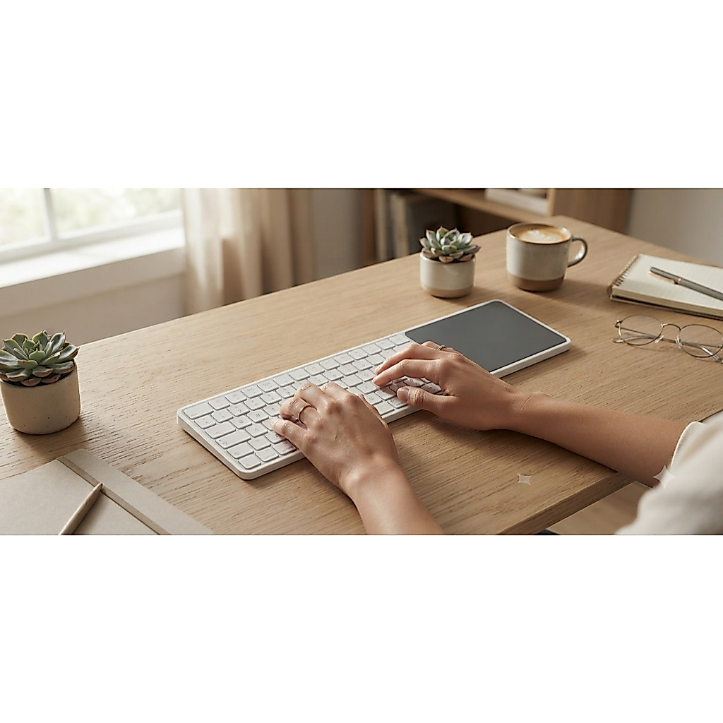 Khay Magic Keyboard + Magic Trackpad  -Khay Để Bàn Làm Việc Tiện lợi, gọn gàng và chuyên nghiệp