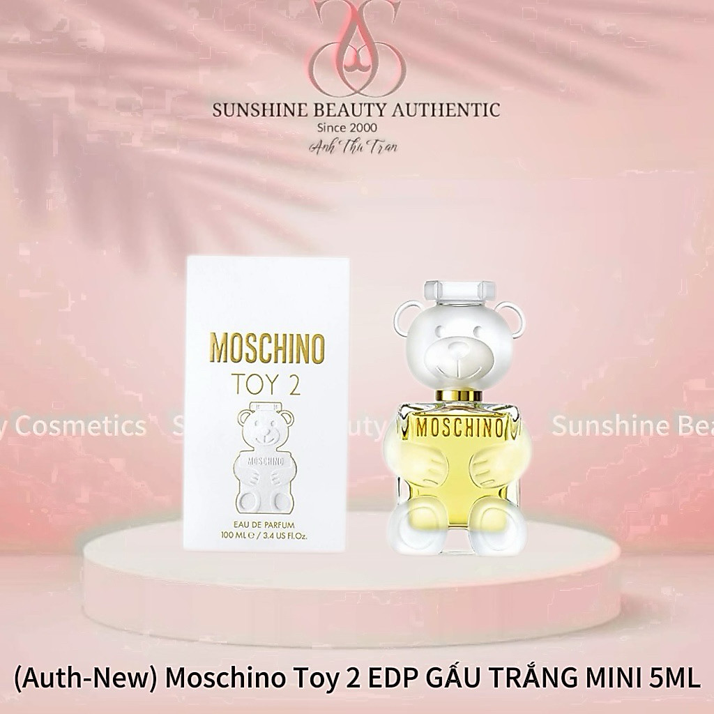 (Auth-New) Moschino Toy 2 EDP Gấu Trắng mini 5ml