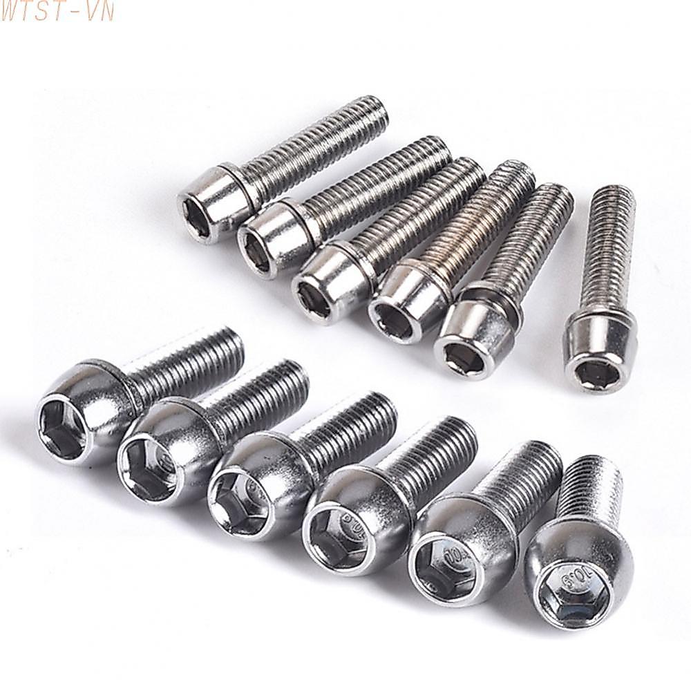Stem Bolts High Precision Steel MTB Road Bike M5/M6 Screws Set 20mm Mount