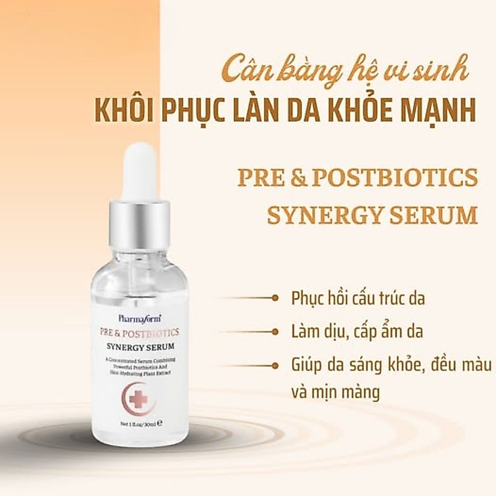 Ảnh 19 của Tinh chất Pharmaform Pre and Postbiotics Synergy Serum cân bằng và phục hồi hệ vi sinh vật trên da.