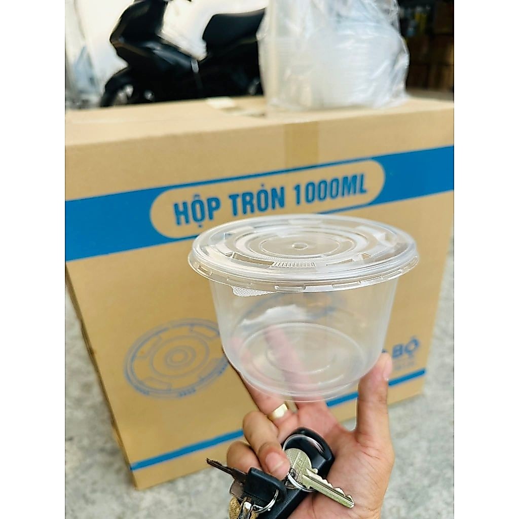 thùng 500tô nhựa tròn 1000ml