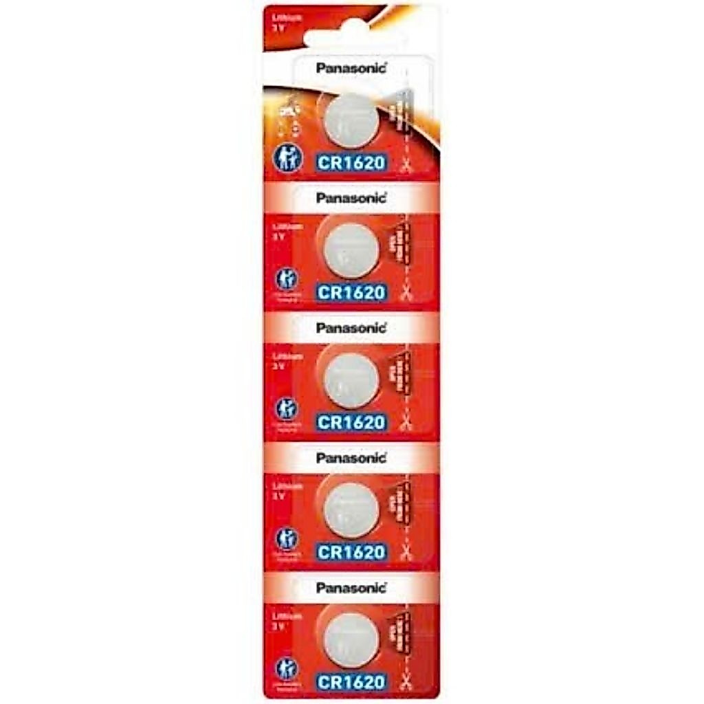 Vỉ 5 viên Pin Panasonic Lithium 3V (CR-2032 /CR-2025 /CR-2016 /CR-1632 /CR-1620 / CR-1220) 3V Viên C