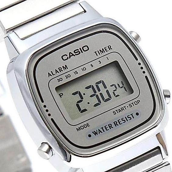 Đồng hồ nữ dây kim loại chính hãng Casio LA670WA-7DF
