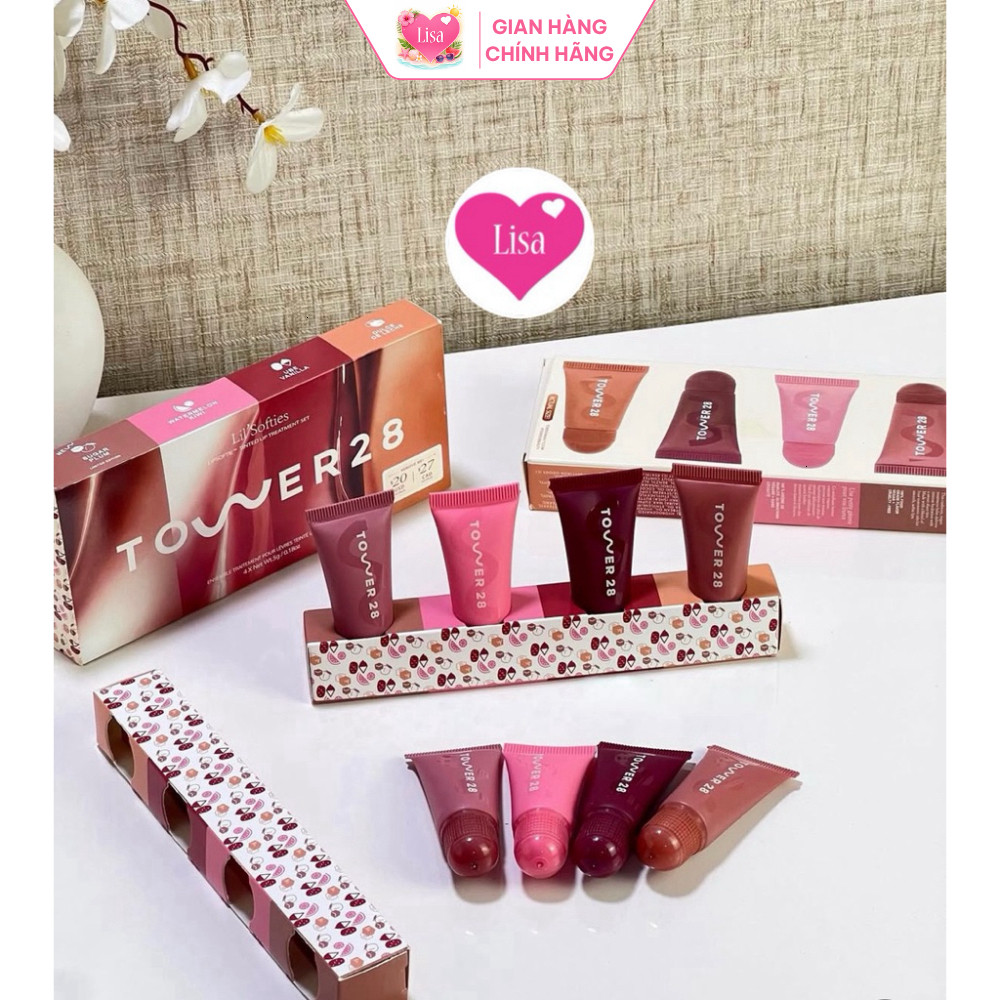 💄 Set son bóng mini Tower 28 Lip Gloss