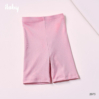 Quần legging tăm bé gái ILABY quần legging cho bé gái chất liệu cotton zip co giãn [2973]