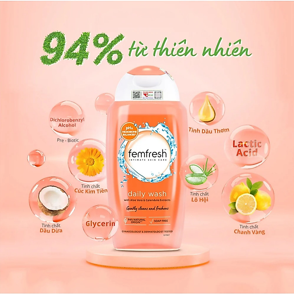 Ảnh 5 của Xịt Thơm Femfresh lưu hương dịu nhẹ & cân bằng pH 125ml
