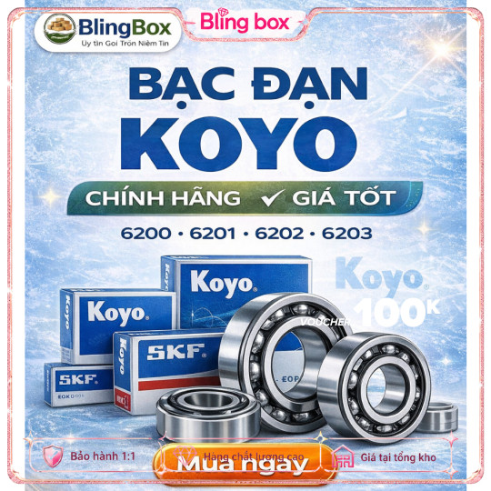 Bạc Đạn Xe Máy Koyo Loại Tốt - Koyo 6000 6001 6002 6003 6004 6005 6200 6201 6202 6203 6204 6205 6300