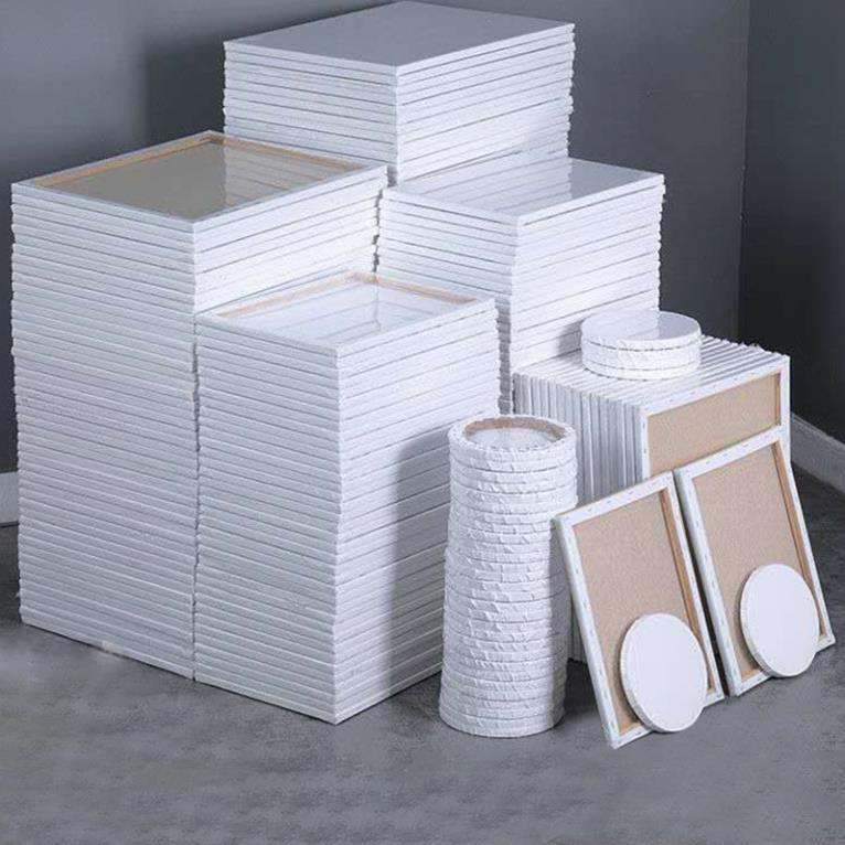 Toan vẽ tranh căng sẵn vải canvas chất liệu cao cấp- Toan vẽ canvas khung gỗ nhiều kích cỡ