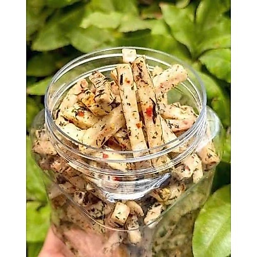 (ĂN CHAY ĐƯỢC) KHOAI MÔN CỌNG SẤY MẮM HÀNH ĐẶC SẢN ĐÀ LẠT - không cân bao bì