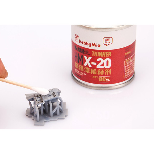Dung Môi Enamel HobbyMio HM X-20 Thinner 80ml – Pha Sơn Enamel Panel Line Wash Lau Mô Hình Gunpla