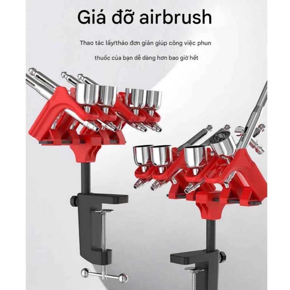 Giá Treo Airbrush DSPIAE PT-AR – Kệ Đỡ Bút Phun Sơn Airbrush Cao Cấp Cho Mô Hình Gunpla, Gundam, Sơn