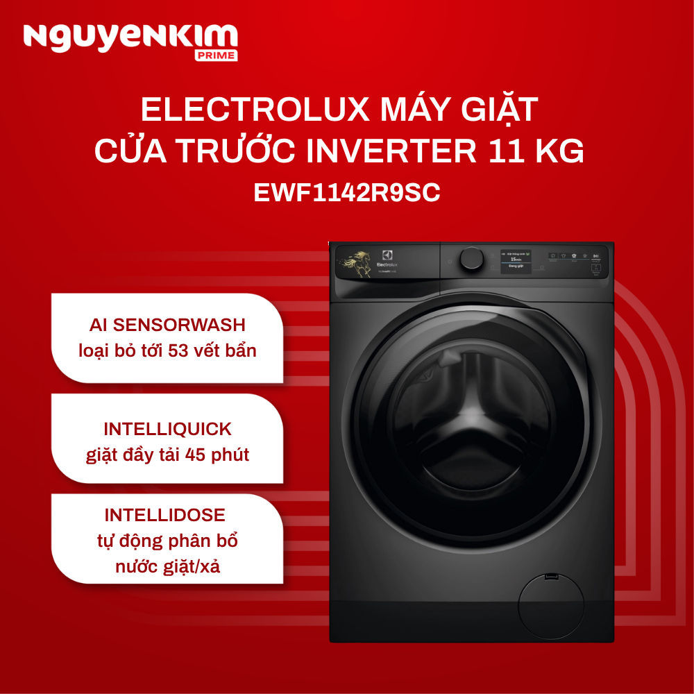 Máy giặt Electrolux Inverter 11 kg EWF1142R9SC 2026
