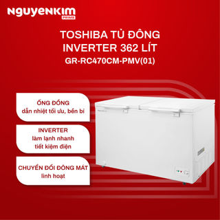 Tủ đông Toshiba Inverter 362 lít GR-RC470CM-PMV(01)