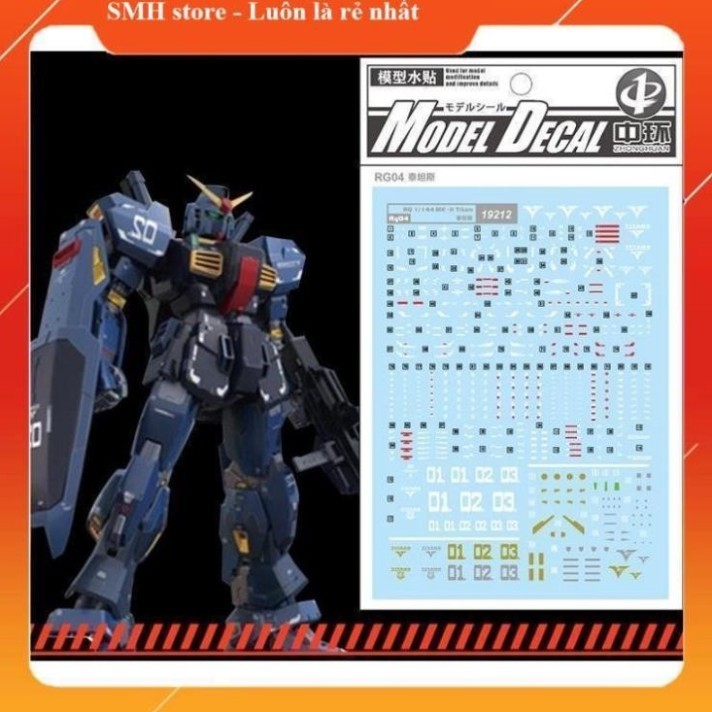 Decal nước cho mô hình RG 1/144 MK2  -  19212