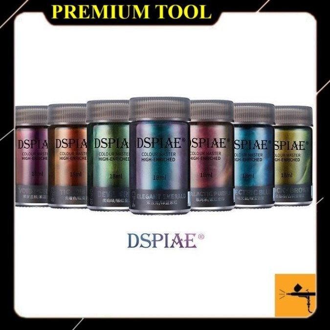 Sơn DSPIAE Colour Master High-Enriched 18ml – Sơn Đổi Màu Chameleon Ngọc Trai Cao Cấp – Sơn Airbrush