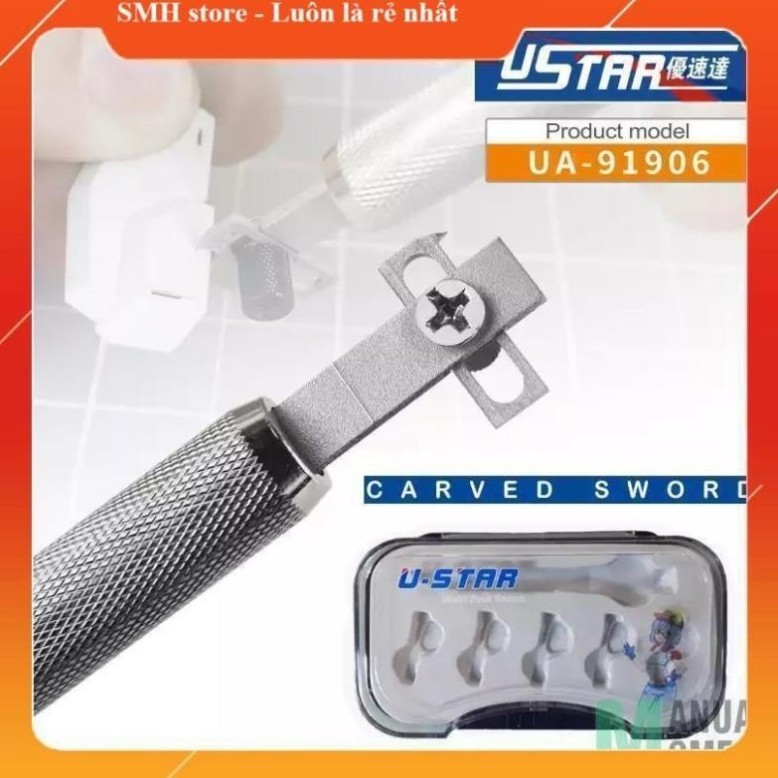 Dao Khắc Line Đối Xứng USTAR UA-91906 Mirror Panel Line Scriber Cho Gundam Mô Hình