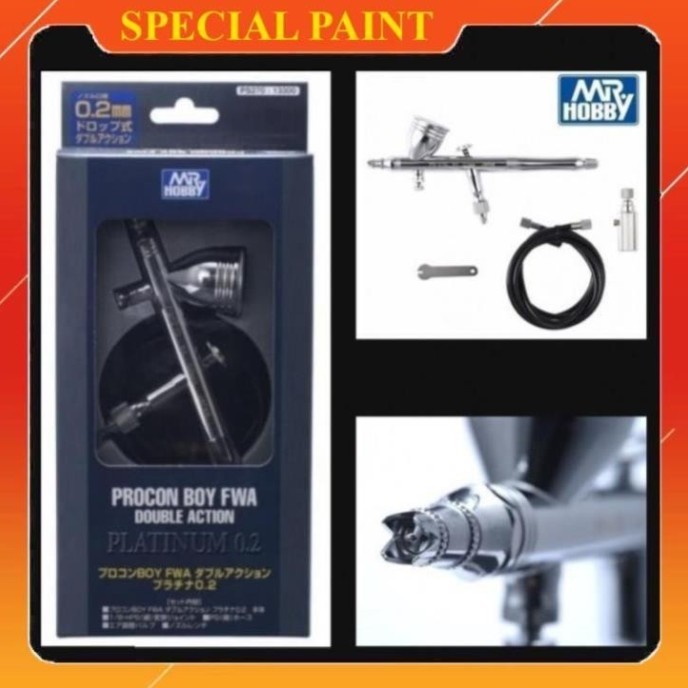Mr Hobby PS270 Bút vẽ airbrush Procon Boy FWA Platinum 0.2mm
