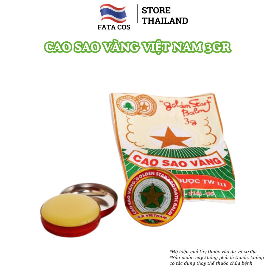 Cao sao vàng, Cao Sao Vàng chính hãng TW3 20g Fata co's SẴN
