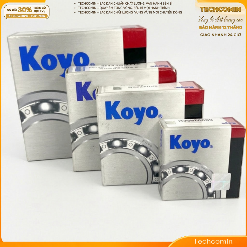 Vòng bi bạc đạn 6306, 6307, 6308, 6309, 6310 ZZCM KOYO - Hàng xịn Nhật bản
