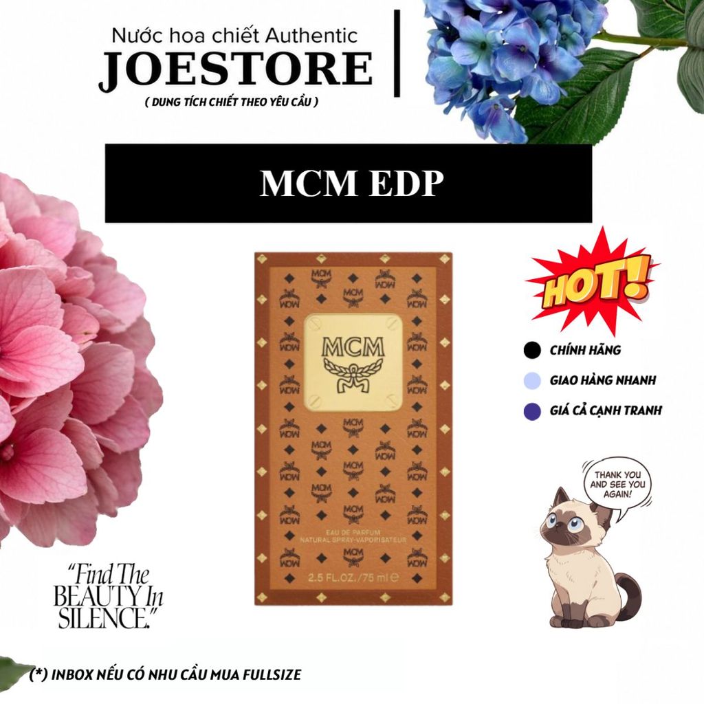 Nước hoa Unisex MCM EDP ( nâu ) 75ml