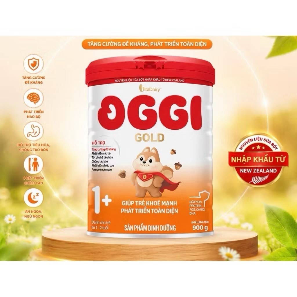 [CHÍNH HÃNG] SỮA OGGI 1+ PHÁT TRIỂN TOÀN DIỆN