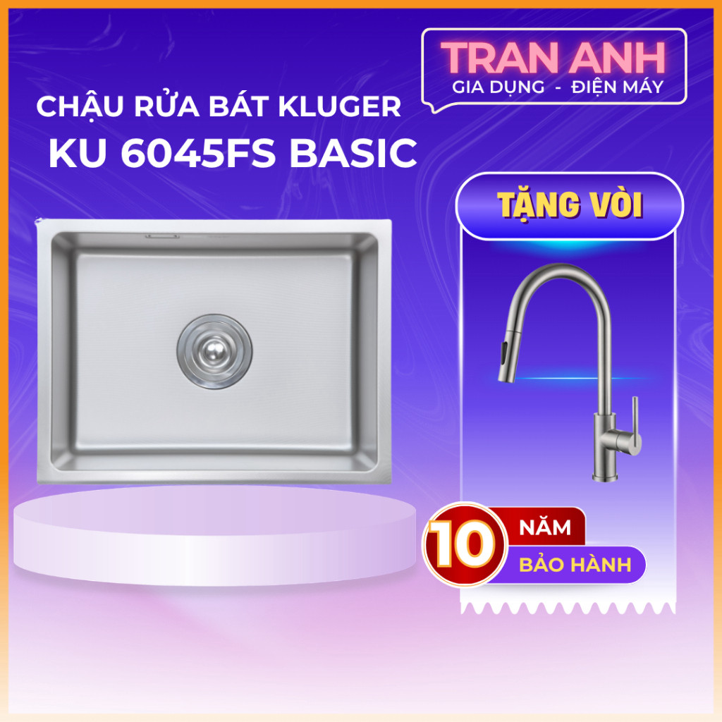 Chậu Rửa Bát Kluger KU6045FS Basic KT 60x45cm