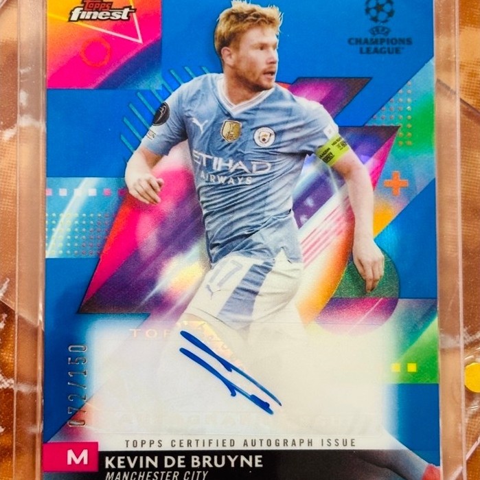 Thẻ chữ kí cầu thủ Kevin De Bruyne - Foden