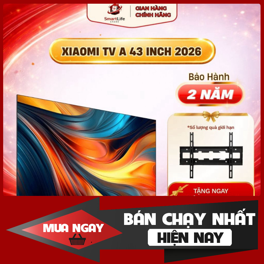 Xiaomi Tivi 43 Inch Google TV 4K Quốc Tế 2026 Hàng Chính Hãng Có Tiếng Việt