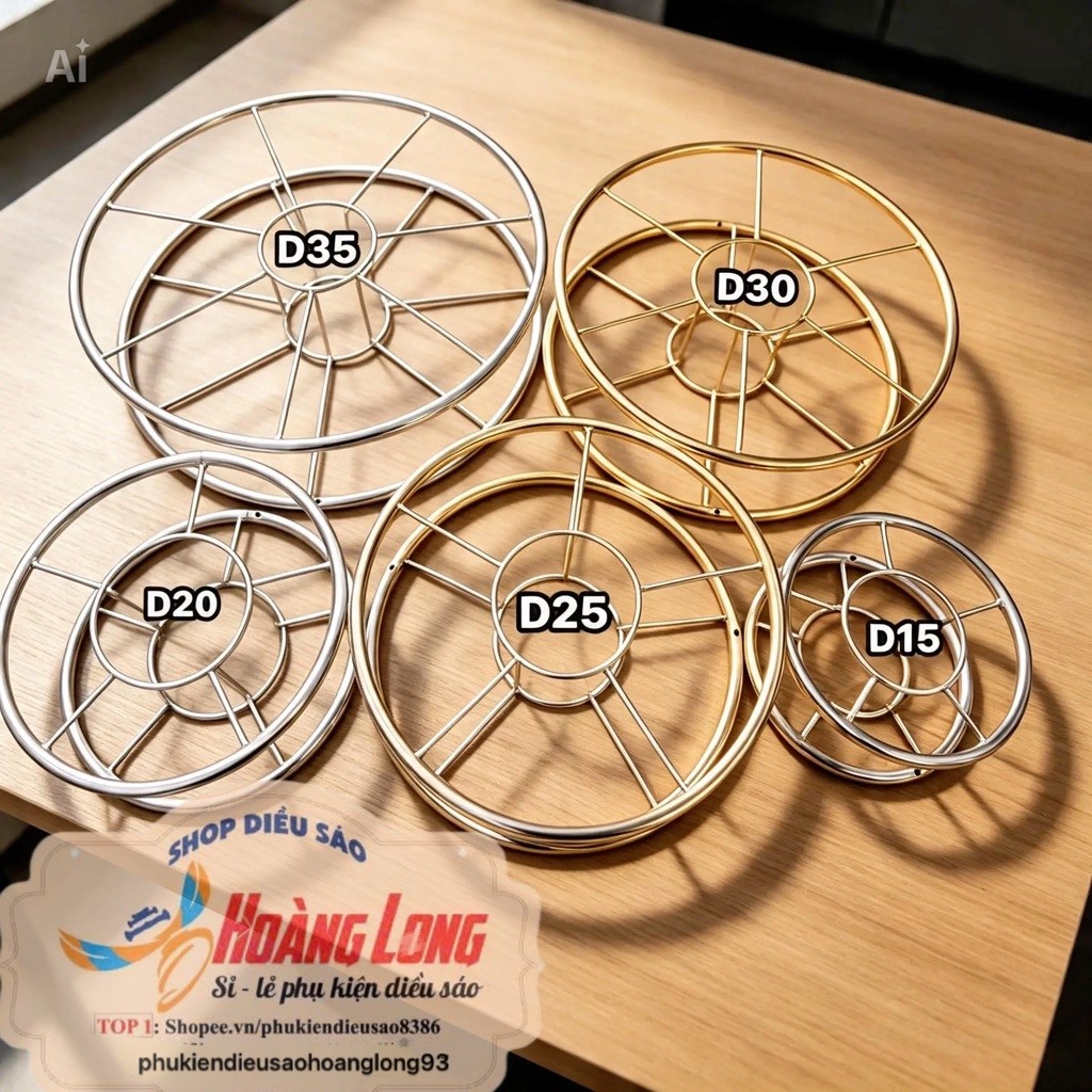 Guồng inox cuộn dây - guồng quấn dây diều Hàng Kỹ - D15 - D20-D25-D30-D35