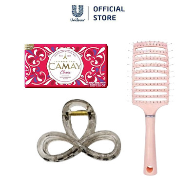 [Hàng tặng] Combo Xà bông camay + Kẹp tóc + Lược (màu ngẫu nhiên)