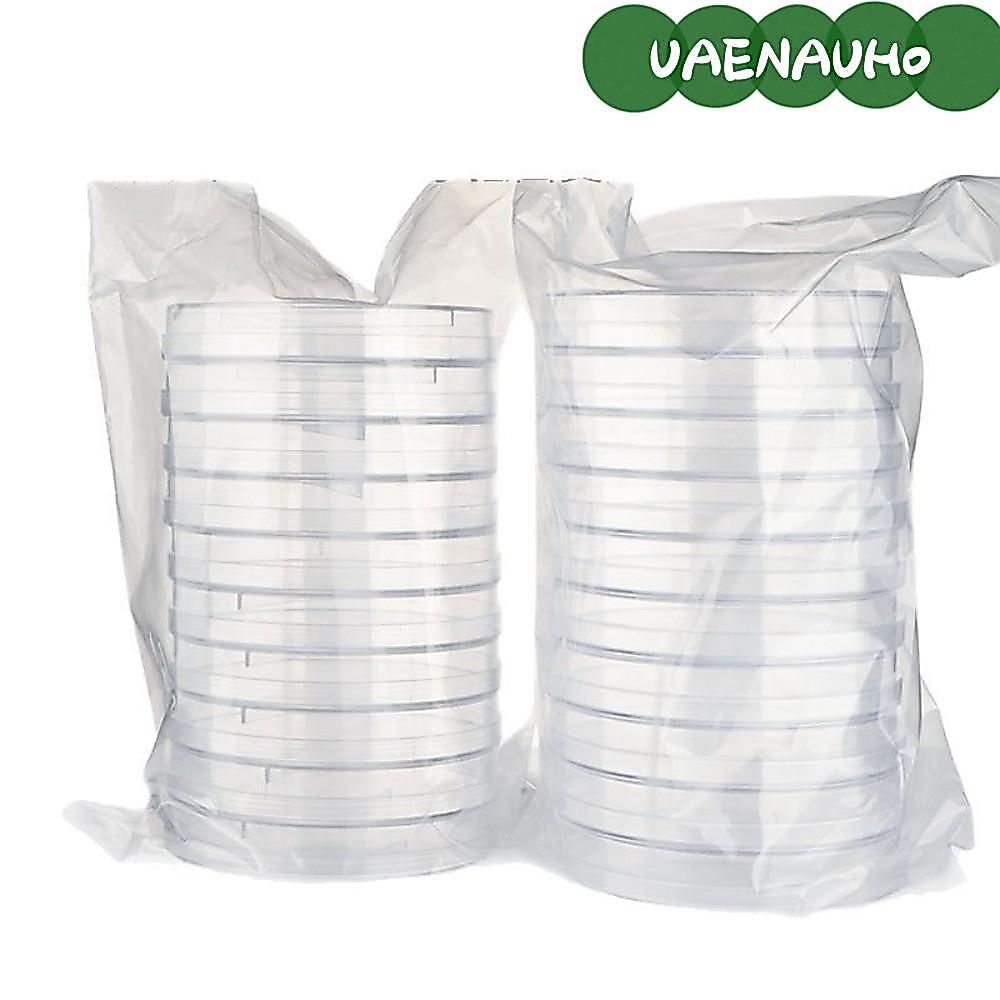 UAENAUH0 10 Cái / bộ Đĩa Petri, 35 / 60 / 70 / 90 / 100 / 120 / 150mm Đĩa Petri dùng một lần, Phòng 