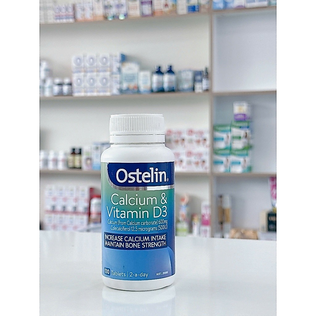 Ostelin Calcium & Vitamin D3 130 Viên – Bổ Sung Canxi & Vitamin D3