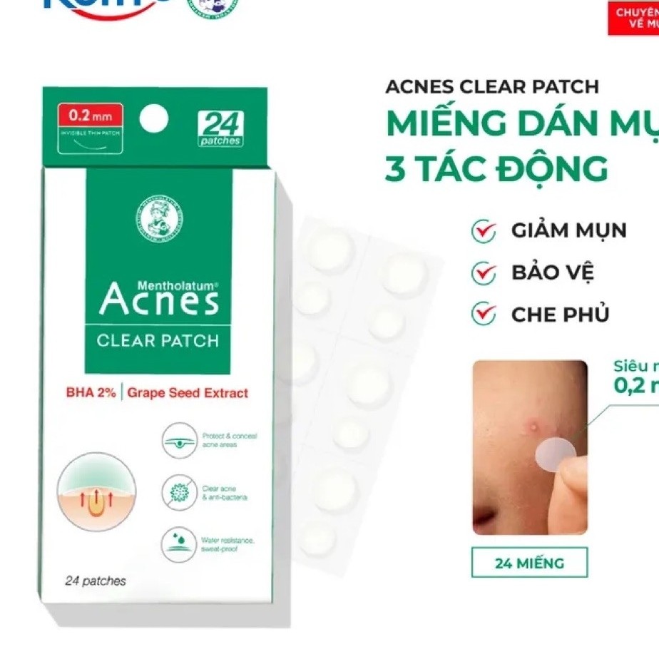 Miếng Dán Mụn Clear Patch Acnes