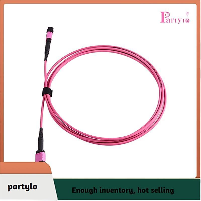 [partylo] Cáp Patch Fiber 12-Fiber MPO sang MPO Adapter Nữ 40G / 100G / 200G / 400G OM4 50 / 125 Cáp