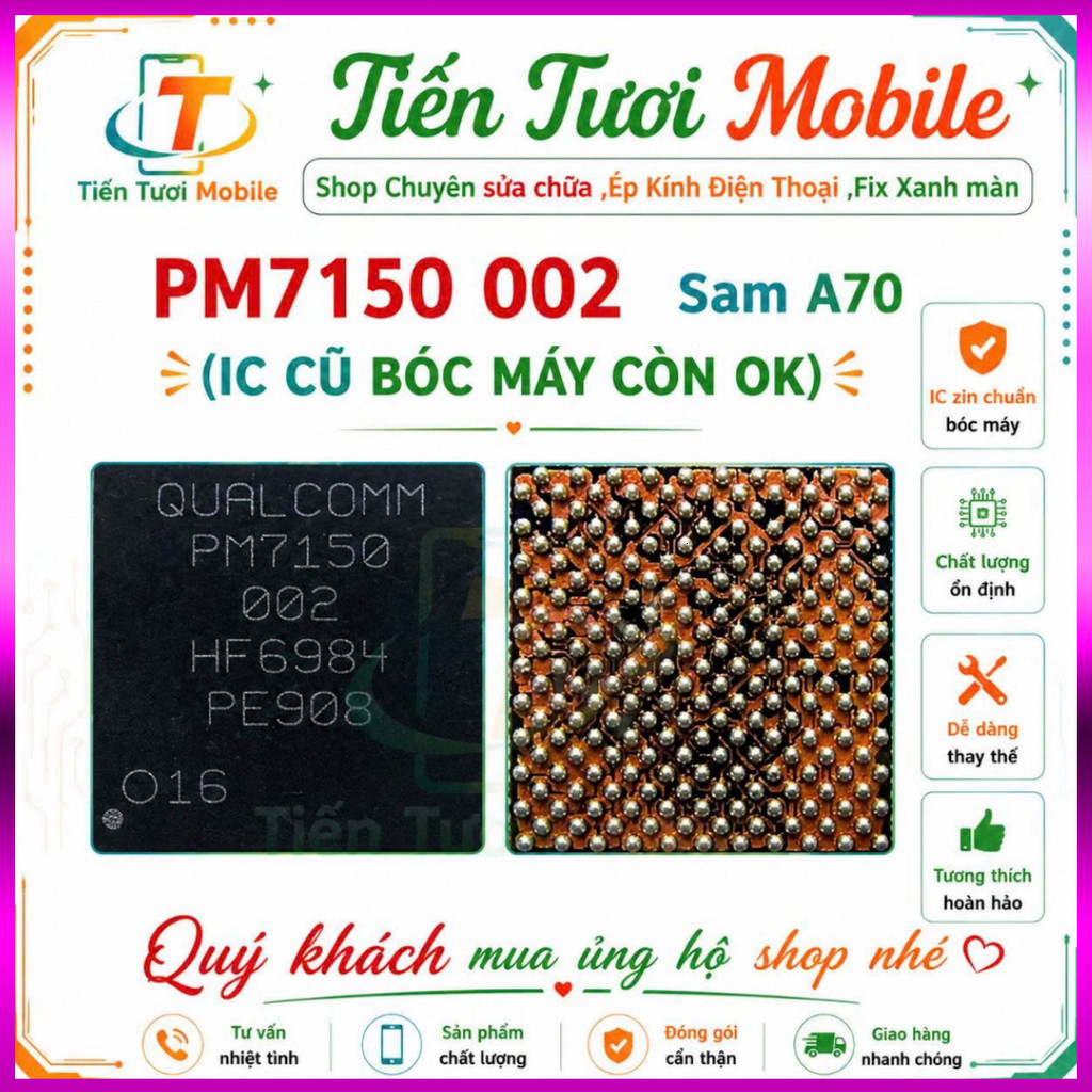 IC PM7150 – IC Cũ Bóc Máy Samsung A70 ,Congtue 000