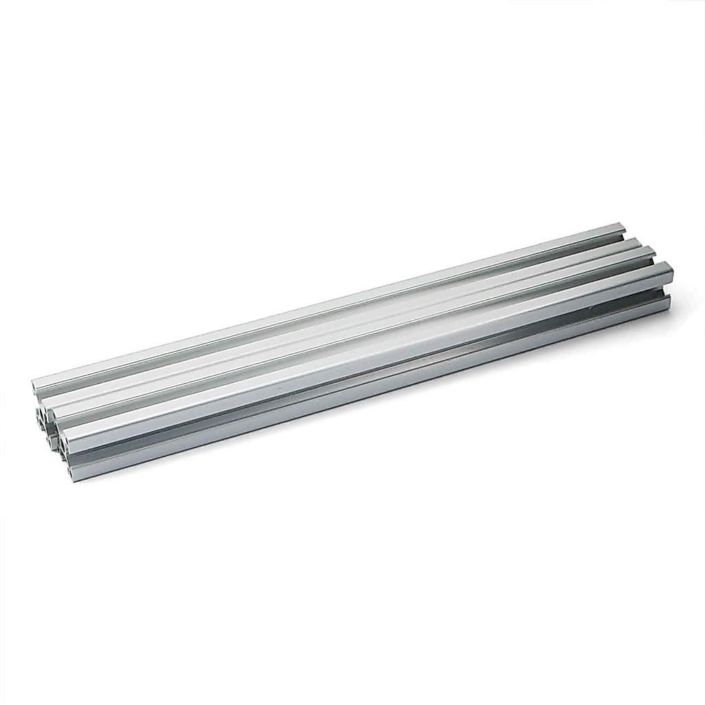2 thanh nhôm định hình 1515 màu bạc, tiêu chuẩn Châu Âu, được xử lý anod hóa, thanh ray tuyến tính 1